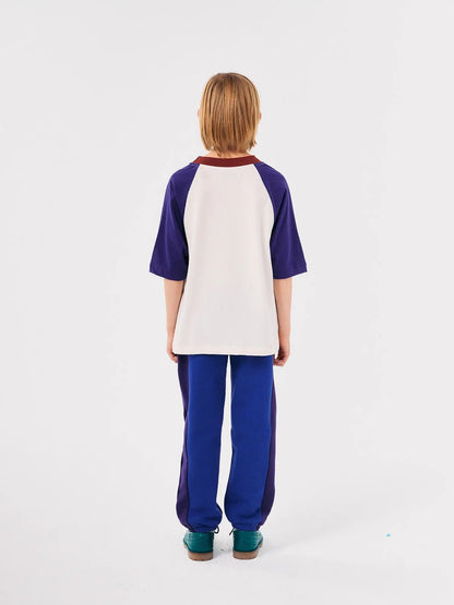 Pantaloni color block
