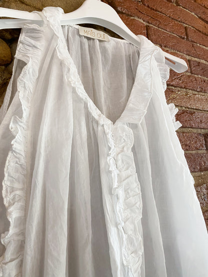 Top Enea cotone bianco
