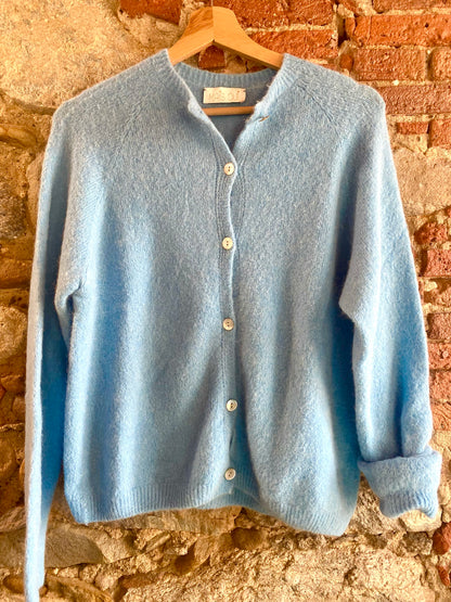 Cardigan Linette azzurro pastello
