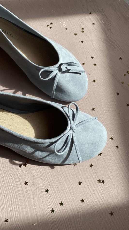 Ballerina Juliette azzurro polvere