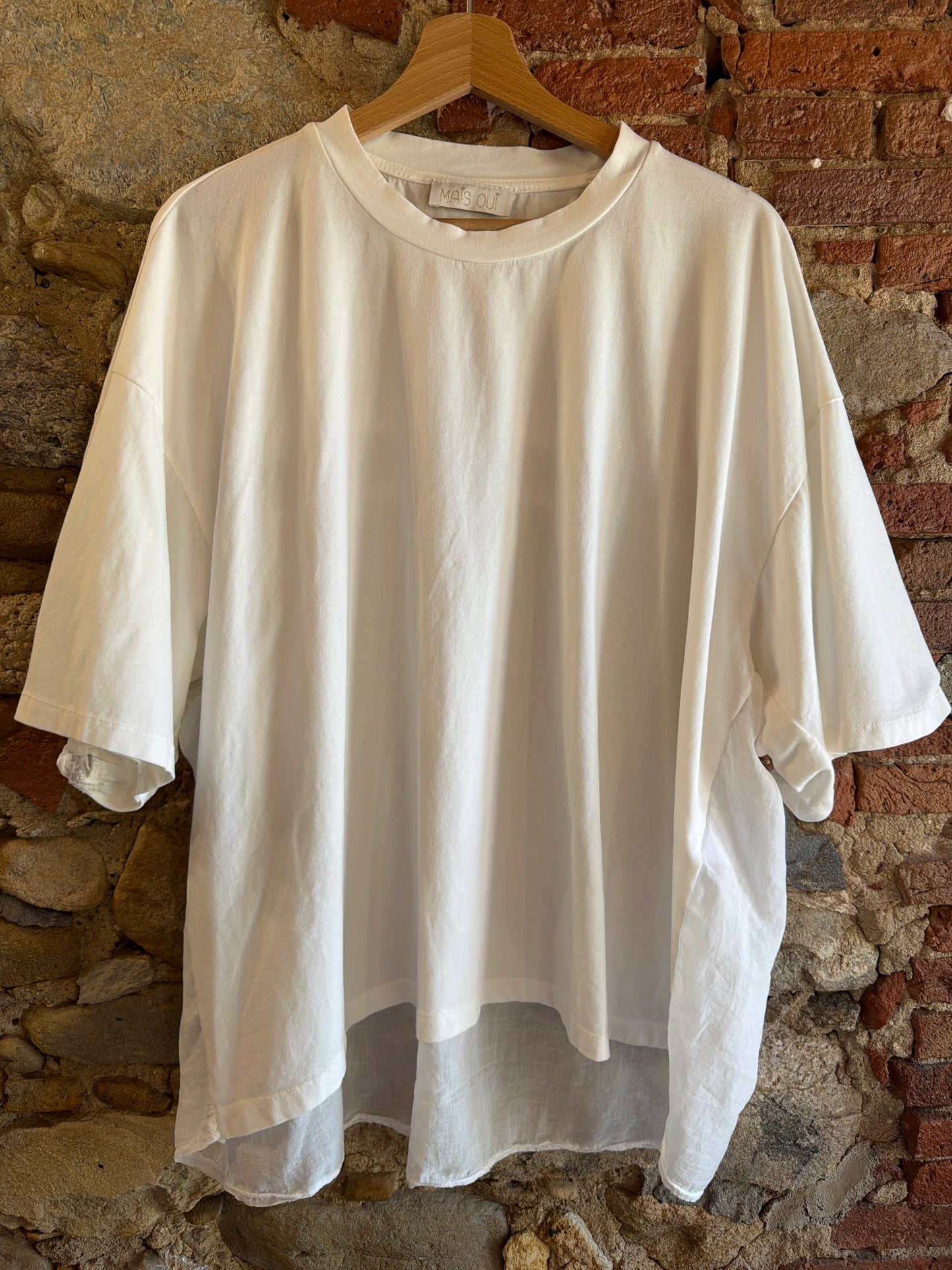 T-shirt Camille white
