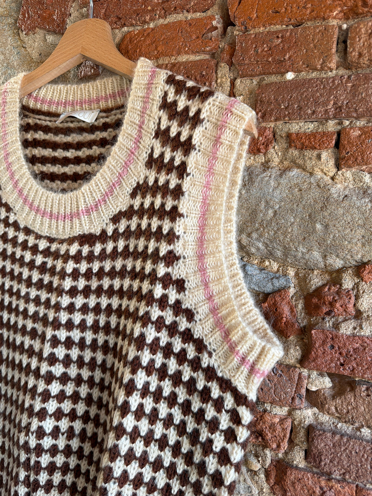 Gilet Monogram Camel
