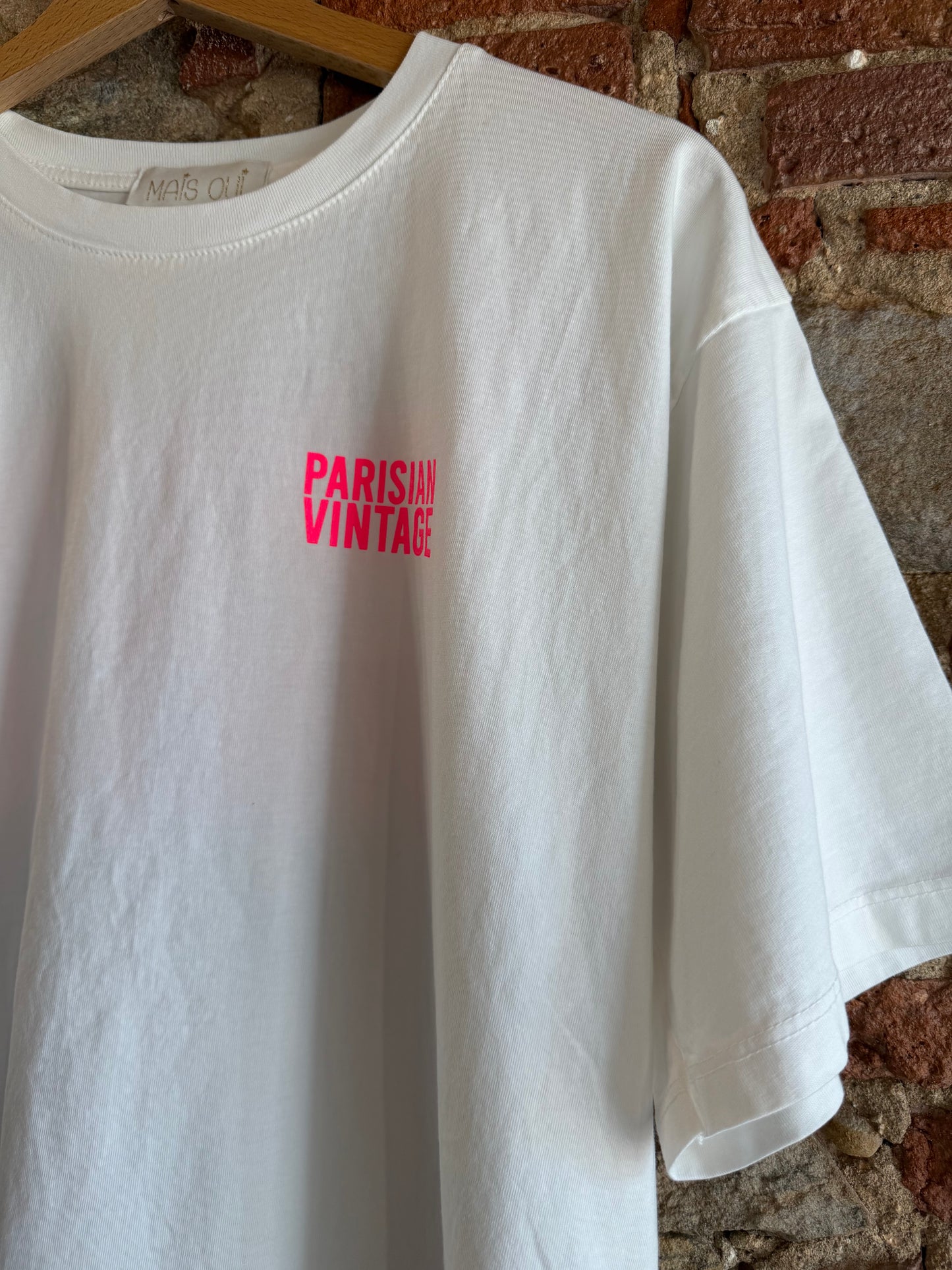 T-Shirt Parisian Vintage white