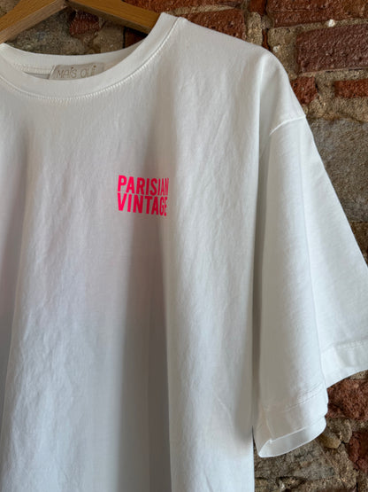 T-Shirt Parisian Vintage white