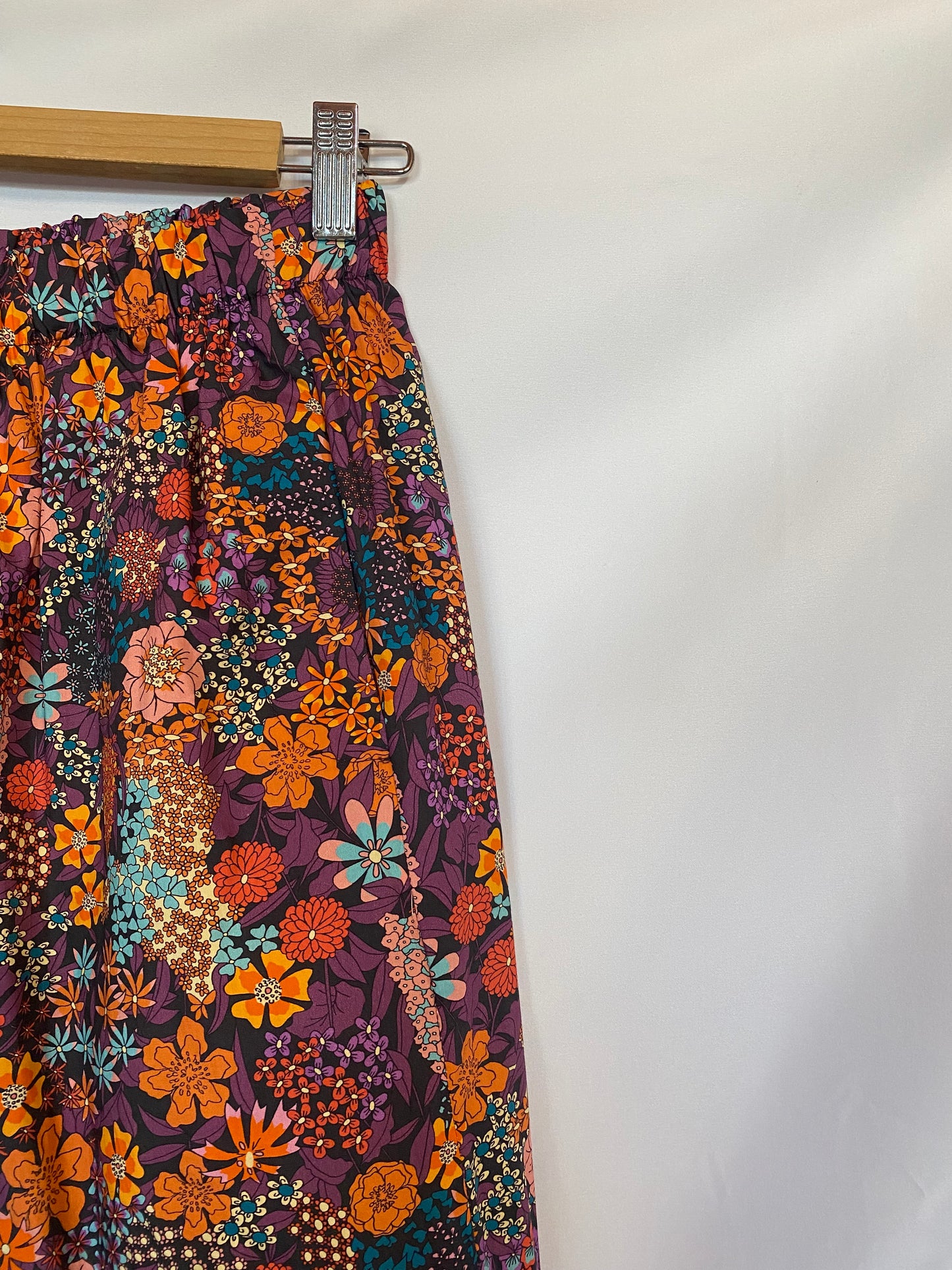 Pantalone Gilda fiori violet