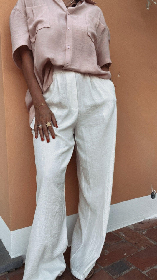 Pantalone Kos bianco
