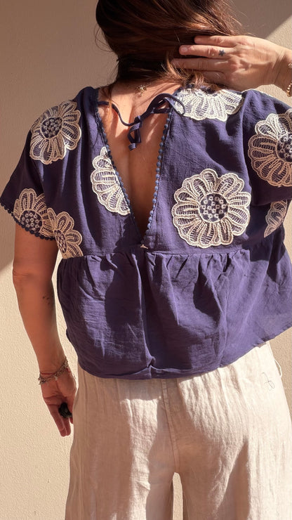 Blusa Cindy blu