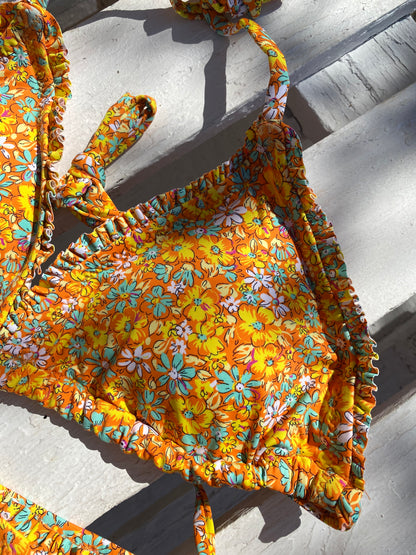 Bikini Saint-Tropez orange flowers