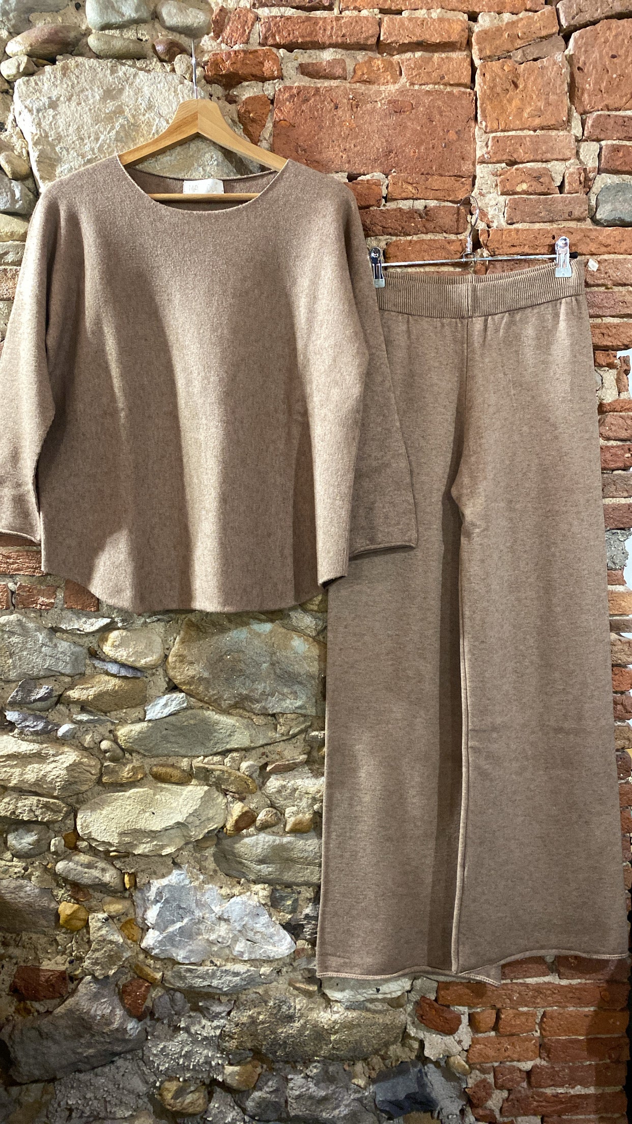 Completo Ottavia beige caldo