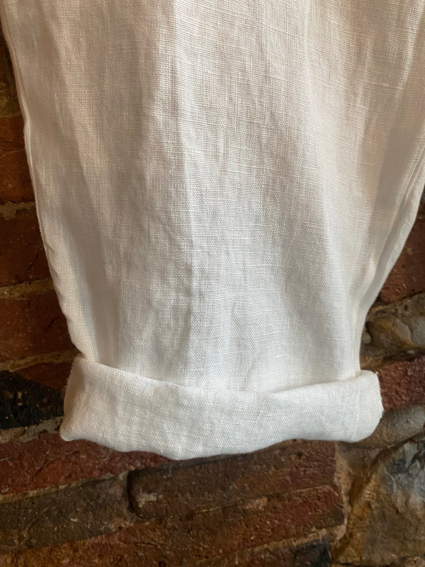 Pantalone Sweet Lino colore bianco