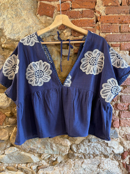 Blusa Cindy blu