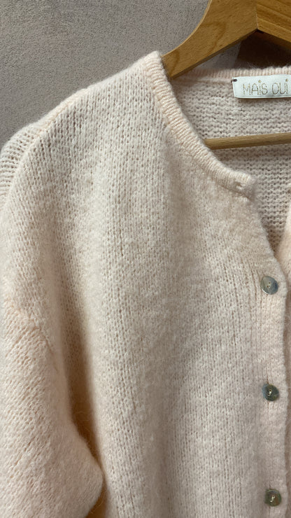 Cardigan Elise rosa chiaro