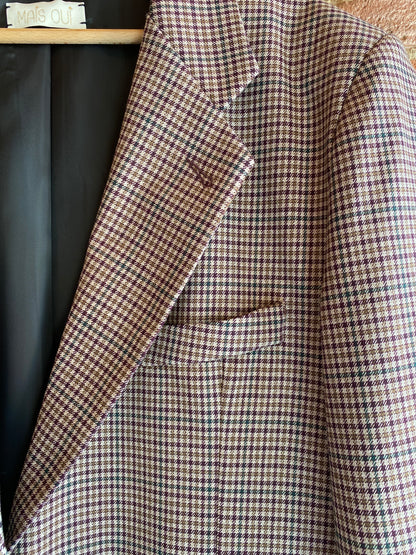 Giacca Mati micro check
