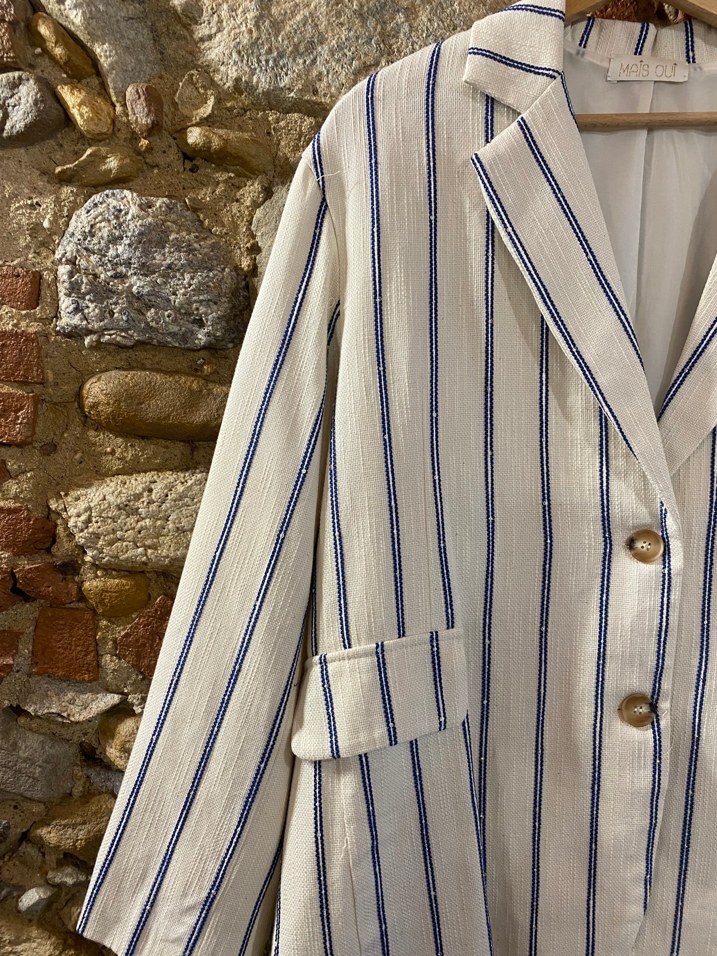 Giacca Nora white blu