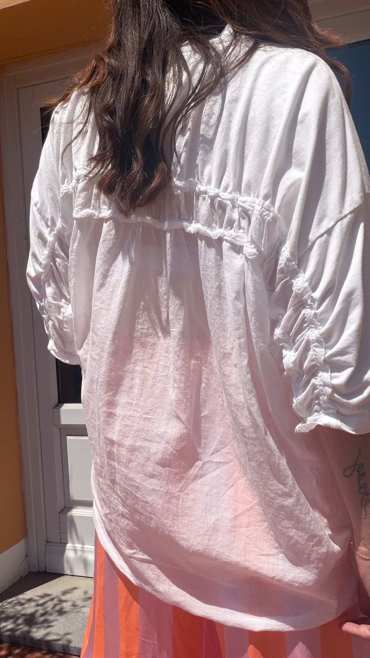 T-shirt Camille white