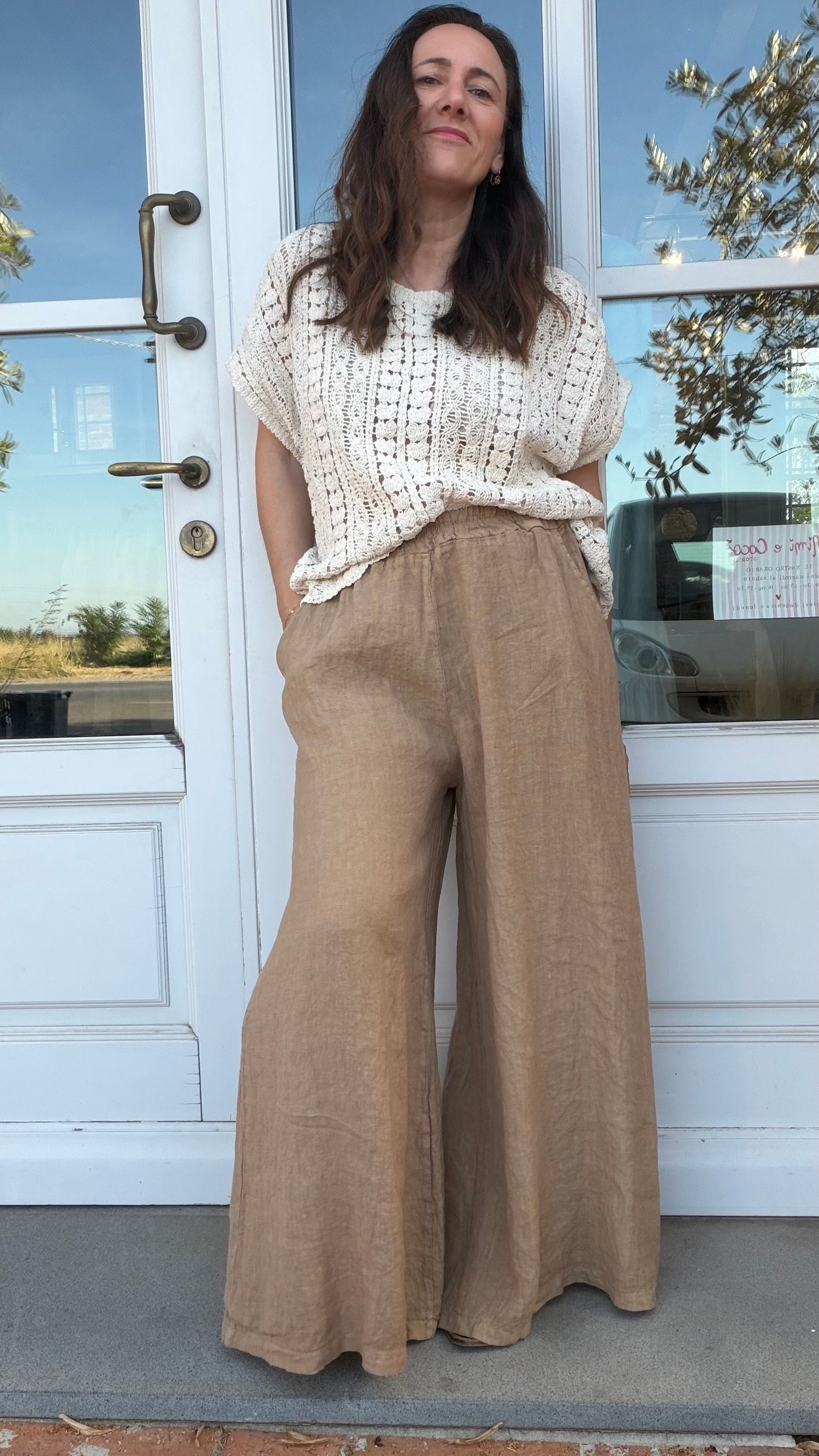 Pantalone Paloma Camel