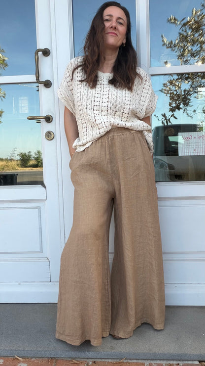 Pantalone Paloma Camel