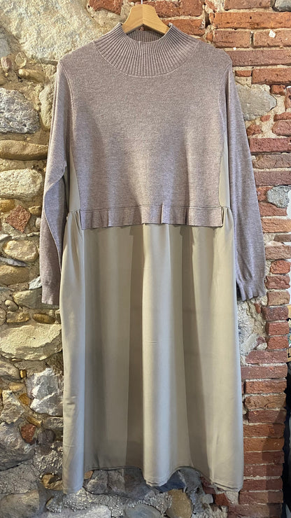 Abito Penny taupe