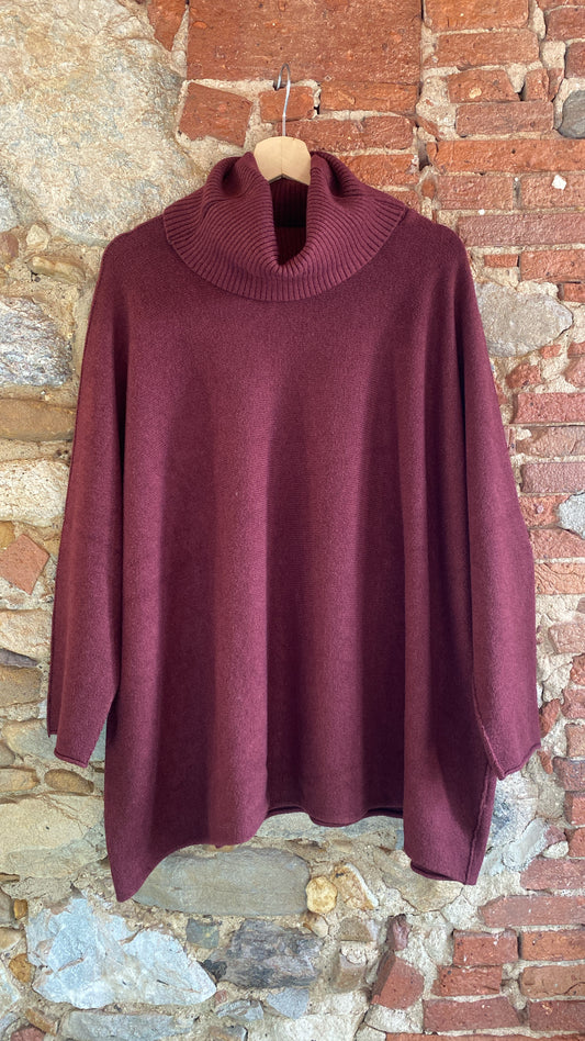 Maglia Winnie bordeaux