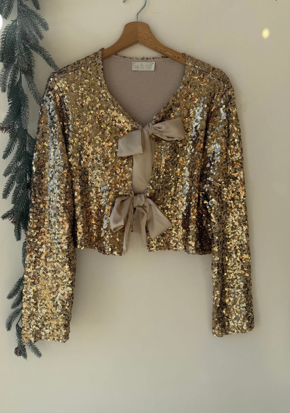 Giacca fiocco gold