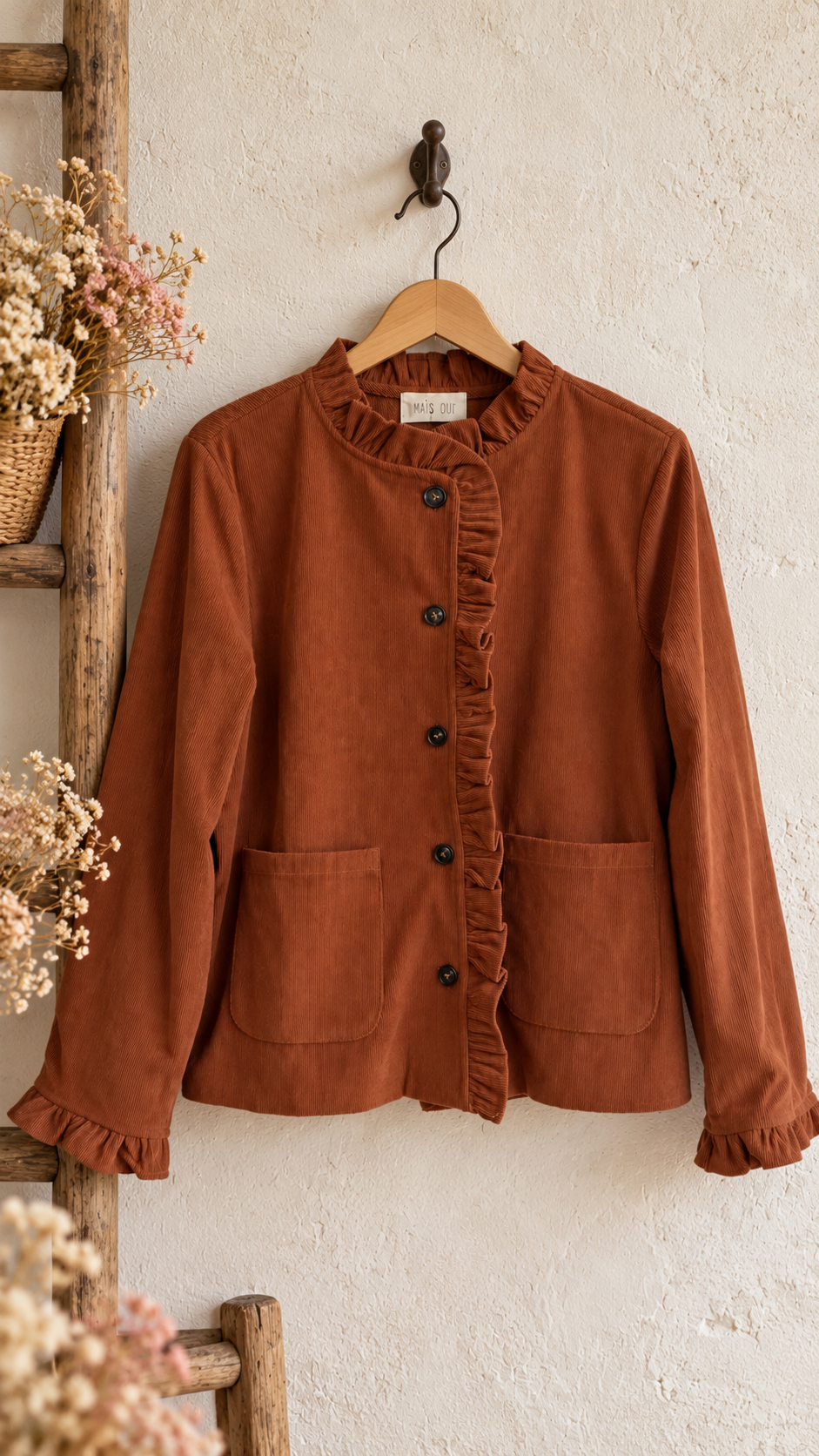 Giacca camicia Joanna Caramel