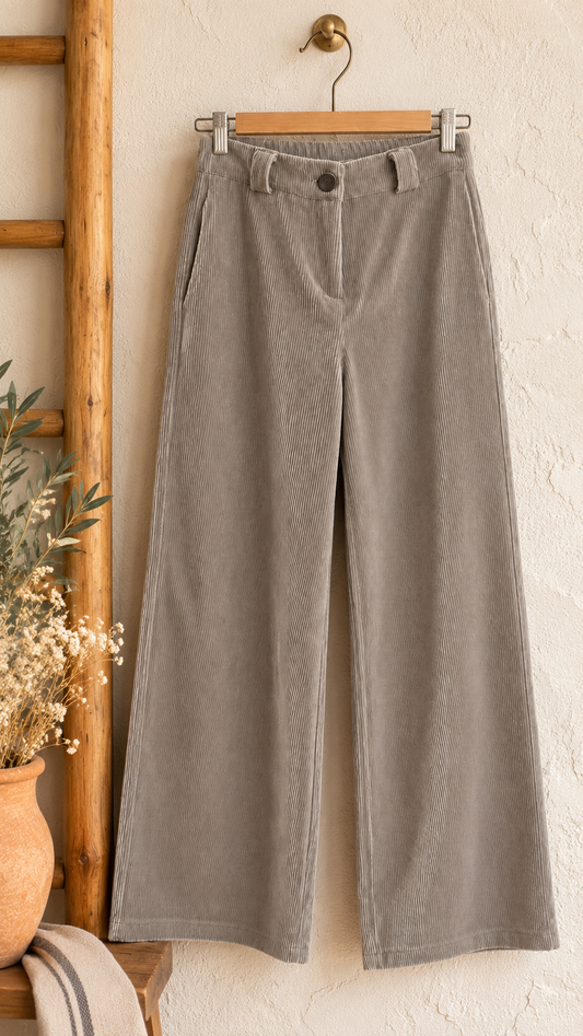 Pantalone Flow tortora