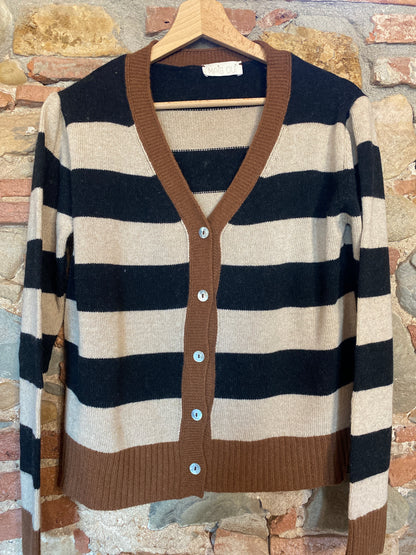 Cardigan Gully beige black