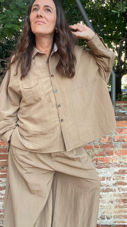 Camicia Aldo taupe