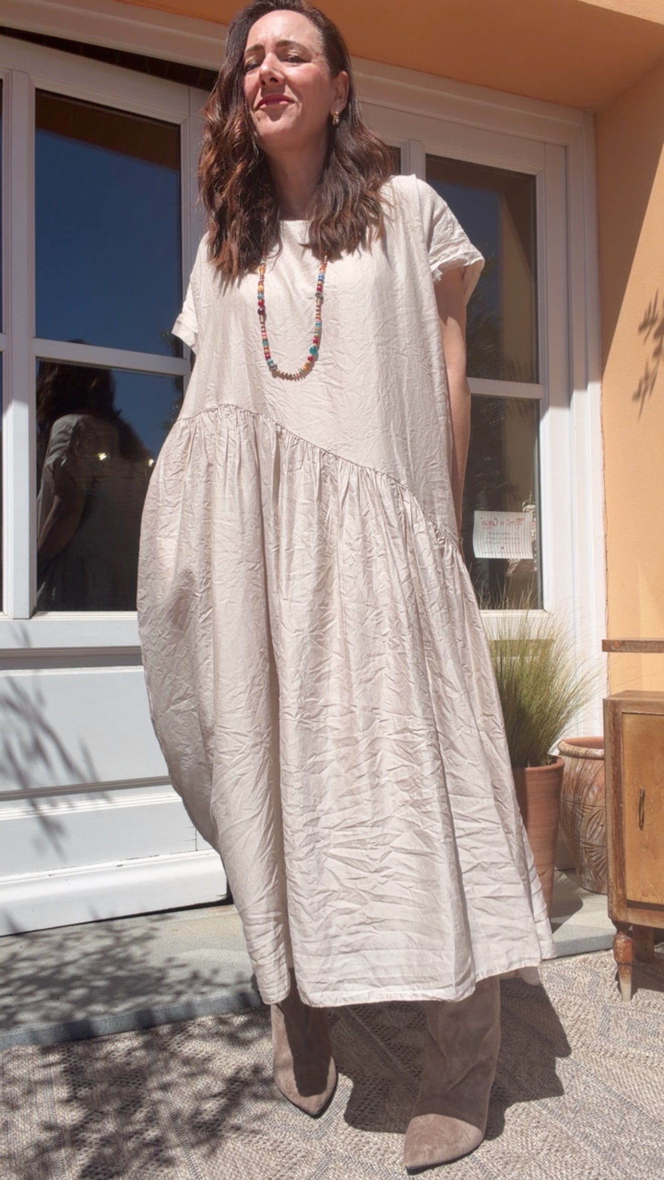 Abito Melissa soft beige