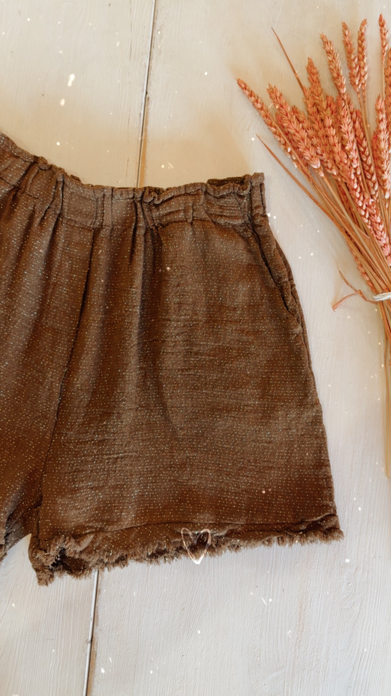 Short Deseo Glitter Choco