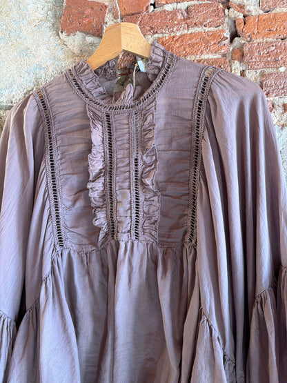 Blusa Laila Butterfly moka