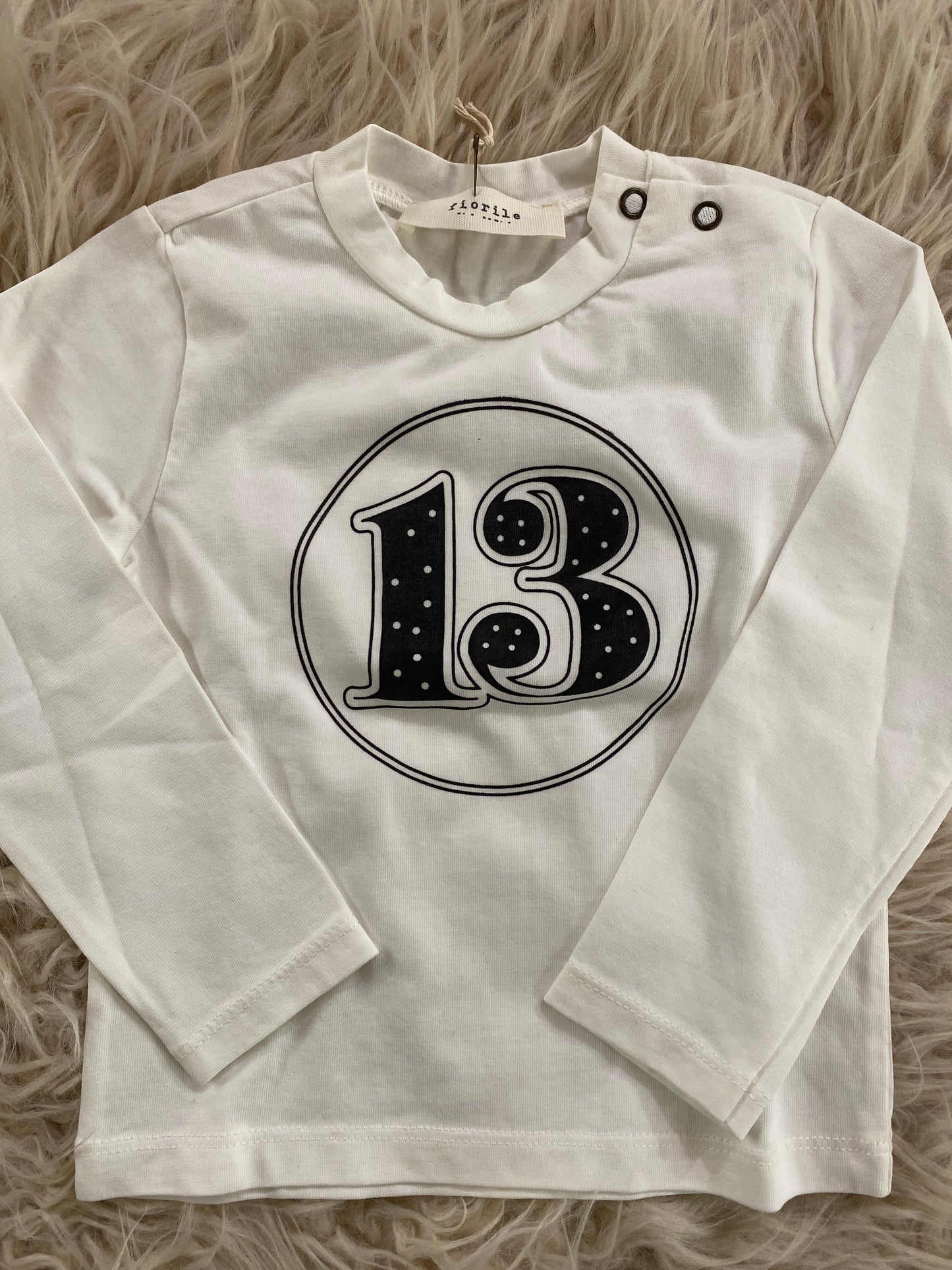 T-shirt cotone colore bianco stampa 13