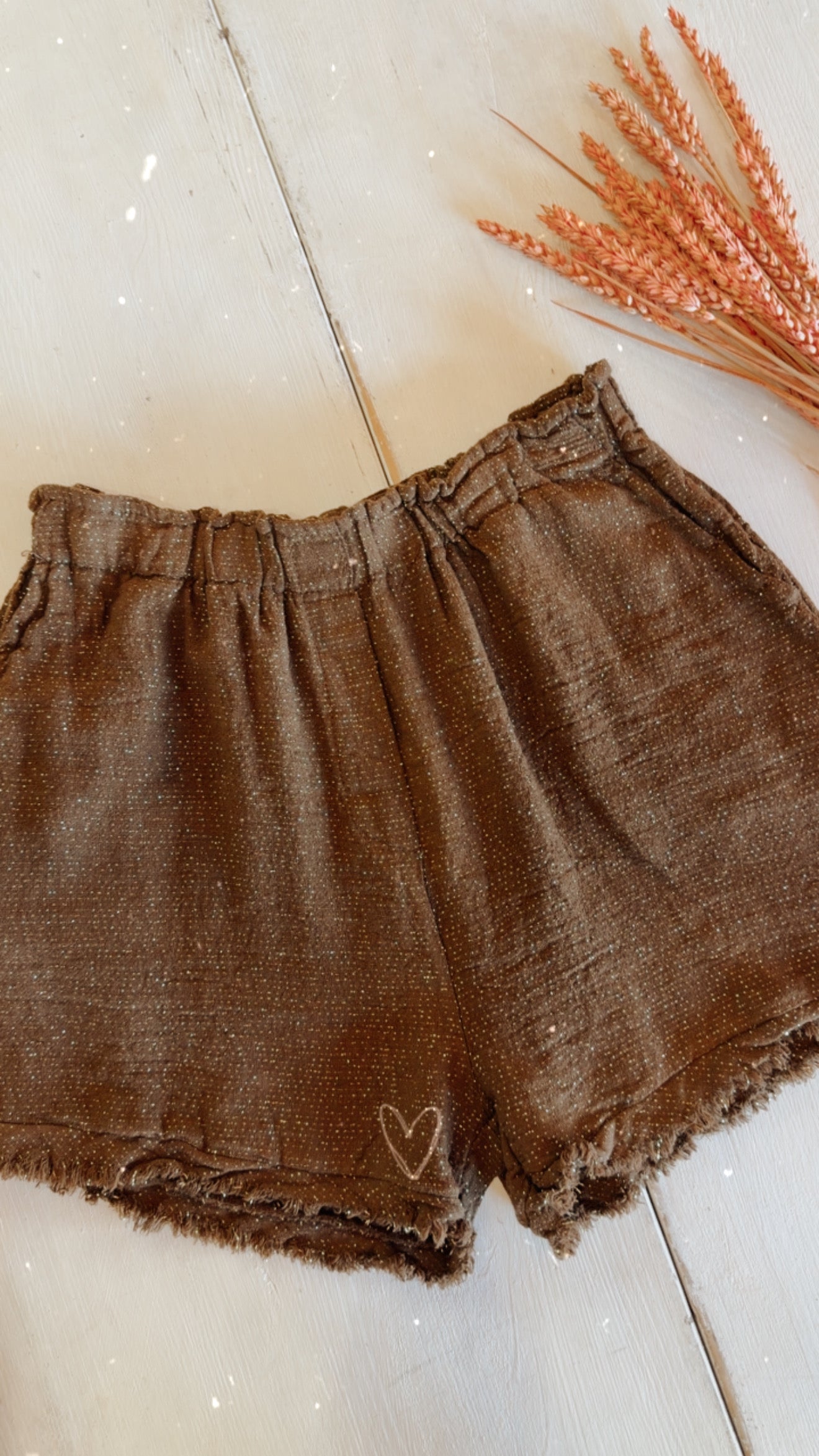 Short Deseo Glitter Choco