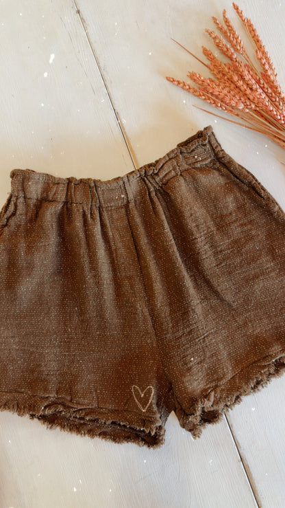 Short Deseo Glitter Choco