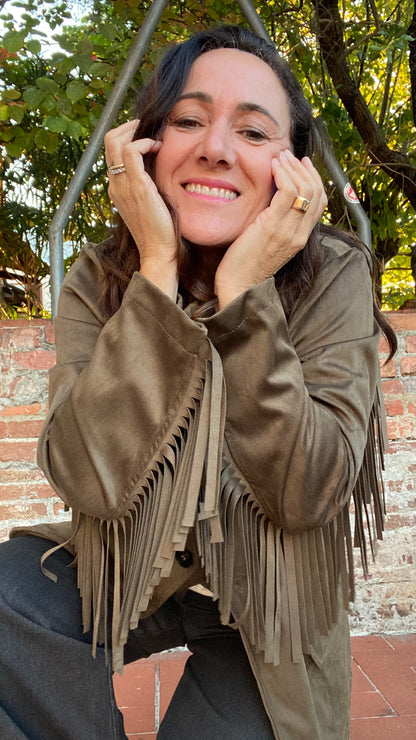 Giacca Shary verde oliva