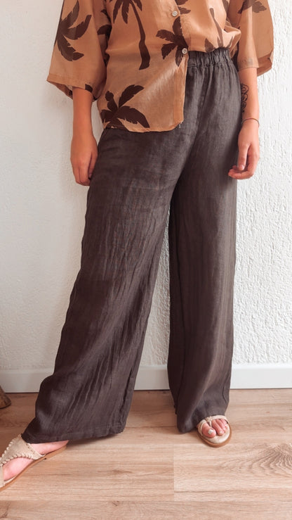 Camicia Palmita Choco