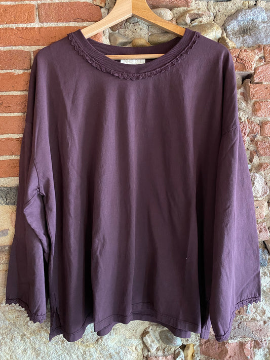 T-shirt Lilia prune