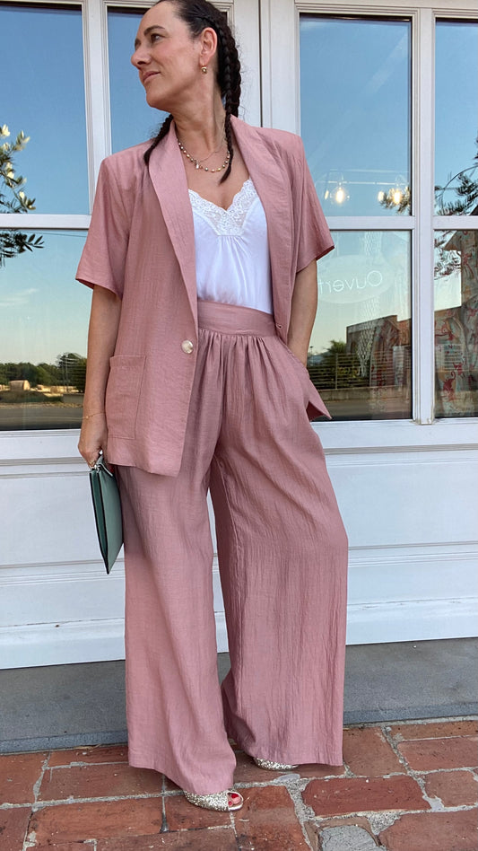 Completo Even viscosa rosa blush