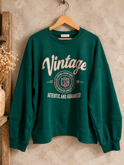 Felpa Vintage Green