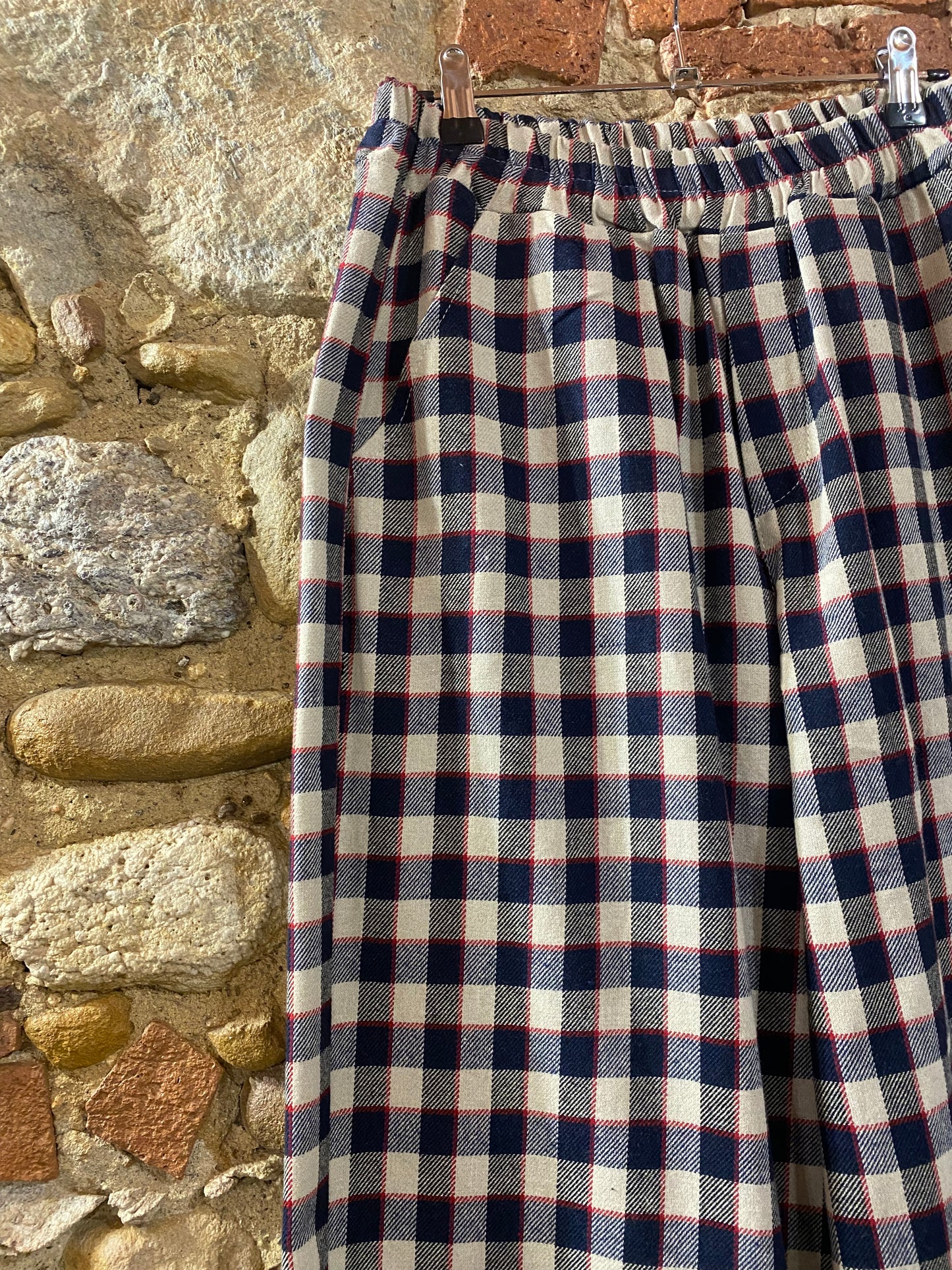Pantalone Artù check navy
