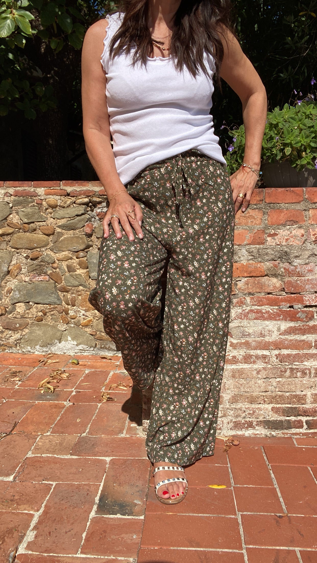 Pantalone Ninon verde