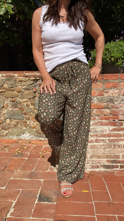 Pantalone Ninon verde