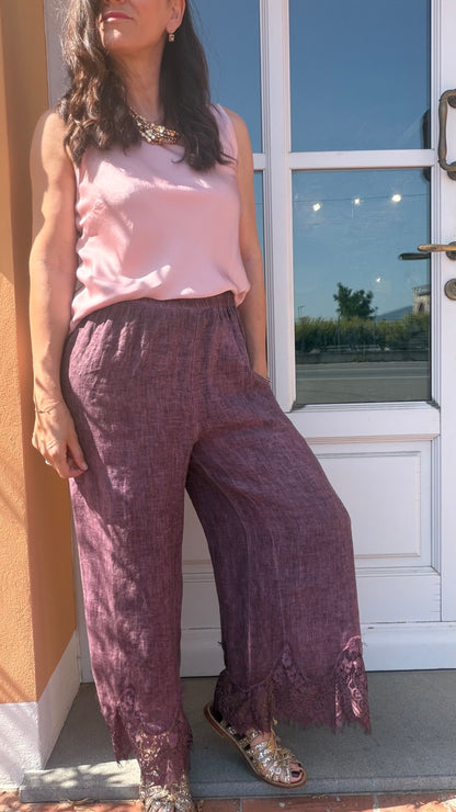 Pantalone Dustin prugna