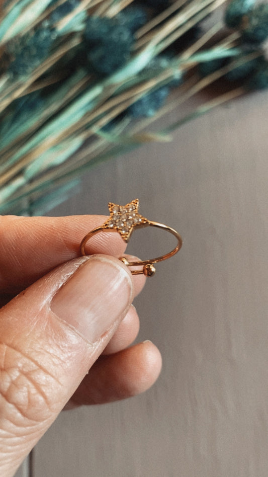 Anello star gold