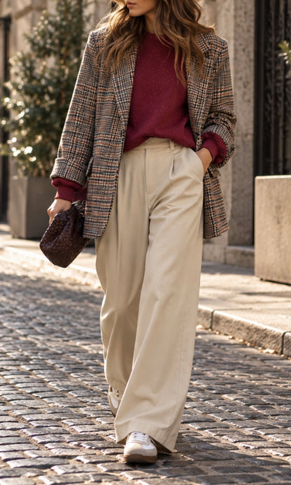 Pantalone Joël cream