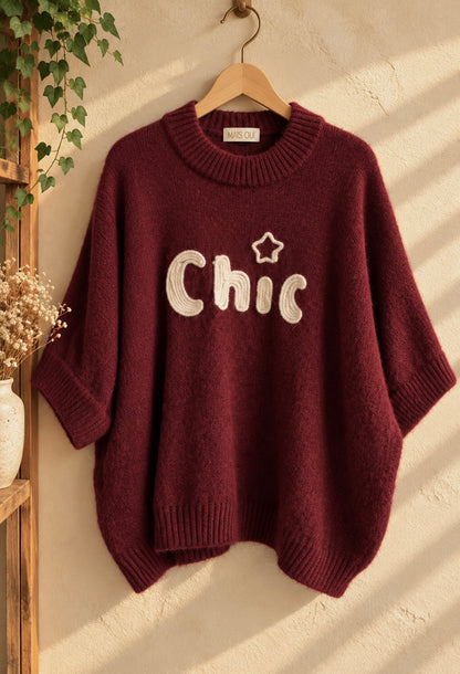 Maglia Chic Burgundy