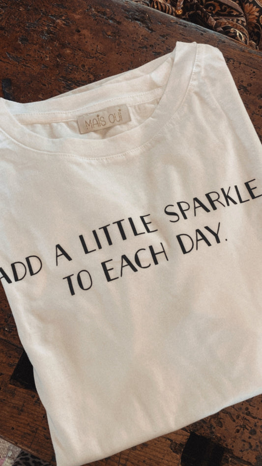 T-shirt Add a little …