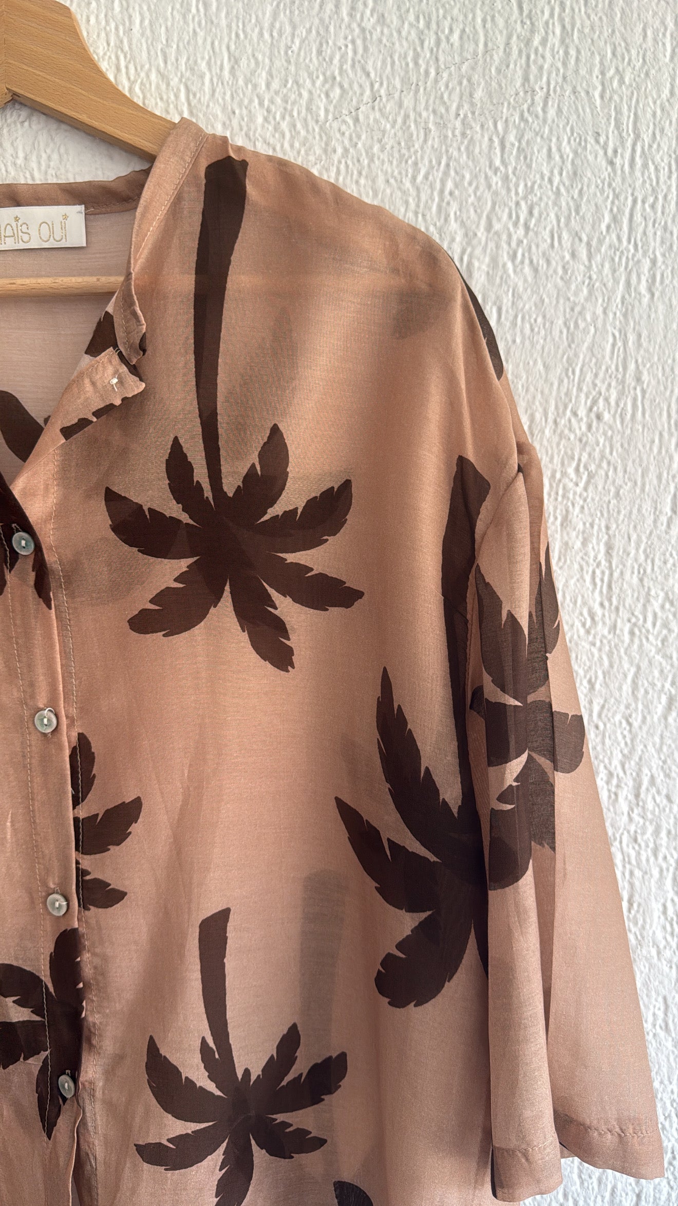 Camicia Palmita Choco