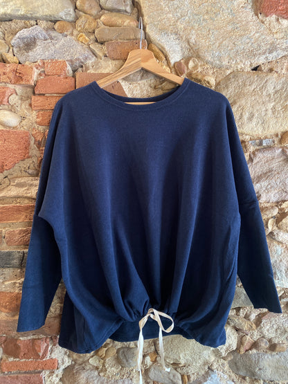 Felpa Pistillo blu navy