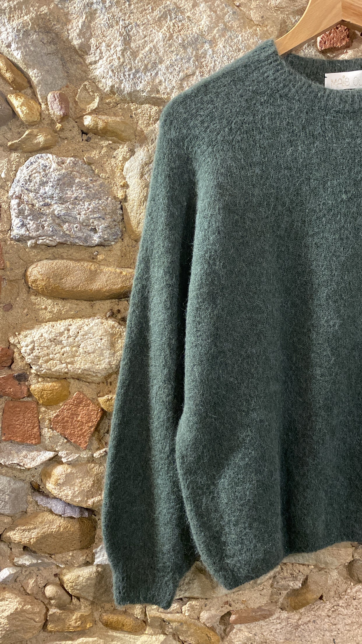 Maglioncino Dorothea verde salvia